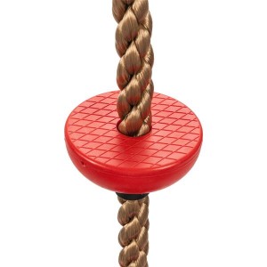 Climbing Rope Swing with Disc Swing Seat Set Rope Ladder for Kids Outdoor Tree Backyard Playground Swing