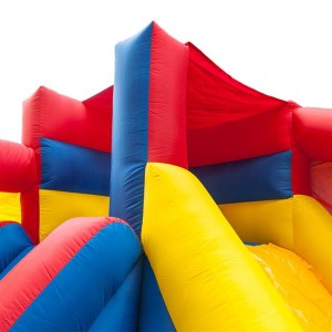 157.2 x 141.6 x 110.4" Slide Inflatable Bounce House Castle Moonwalk Jumper Bouncer